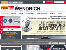 Tablet Screenshot of maxwendrich.de